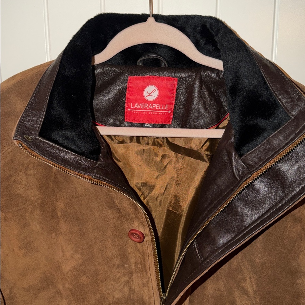 Laverapelle Men's SHERIFF WALT (ROBERT TAYLOR) COW SUEDE LEATHER COAT - Picture 2 of 13